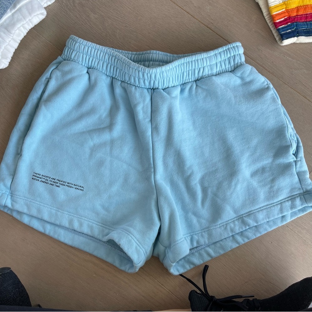 NWOT PANGAIA SHORTS IN LIGHT BLUE